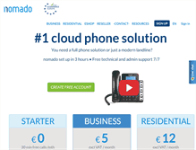 Tablet Screenshot of nomado.eu